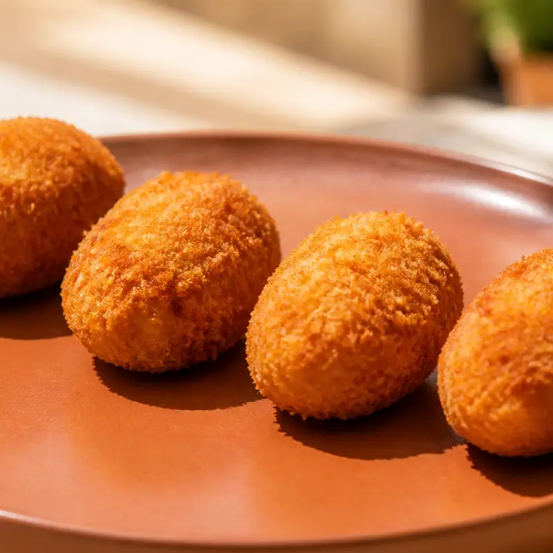 Croquetas de jamón, pollo y cebolla (8 uds)